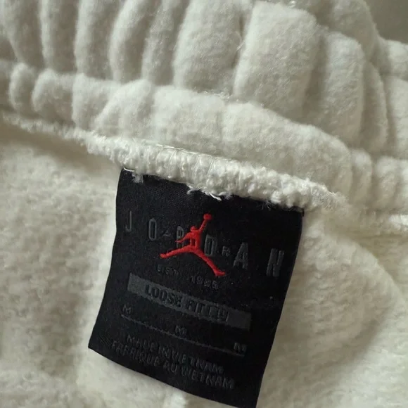 Air Jordan, soft, oversized White hoodie and joggers set - Picture 8 of 9
